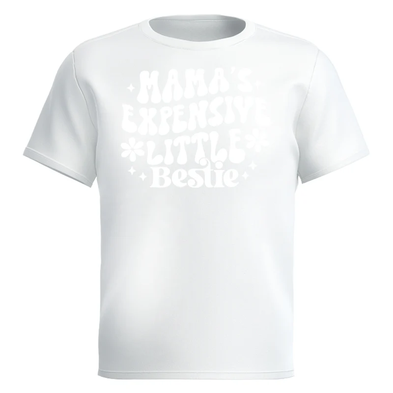 Mama's Expensive Little Bestie Funny Shirt For Kid - Image 8