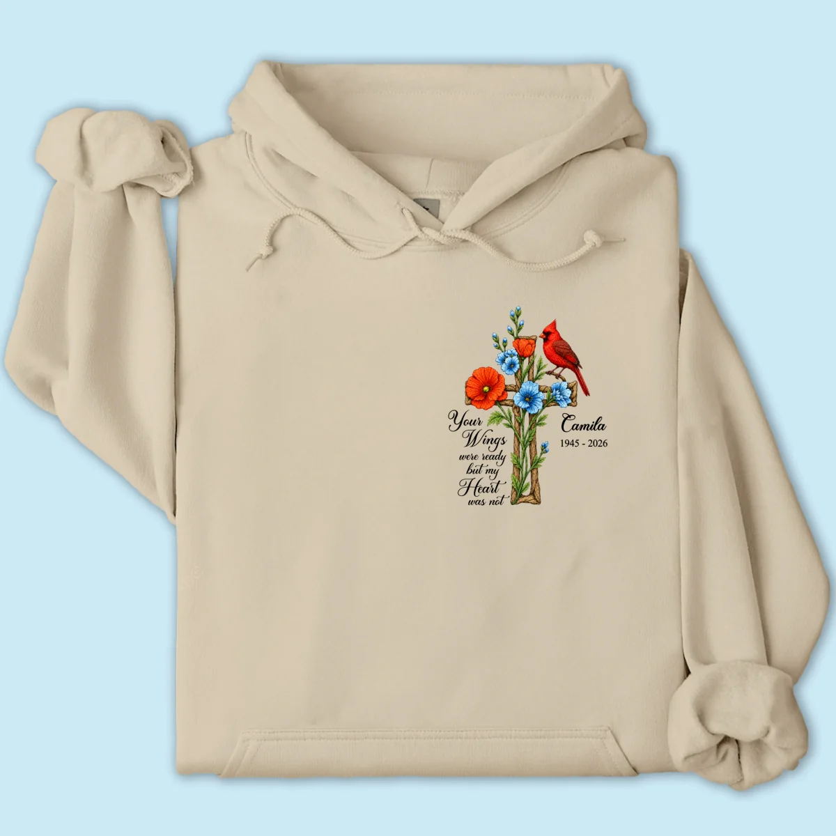 Memorial Cardinal Your Wings Were Ready - Personalized Shirt - Remembrance Gift - Image 19