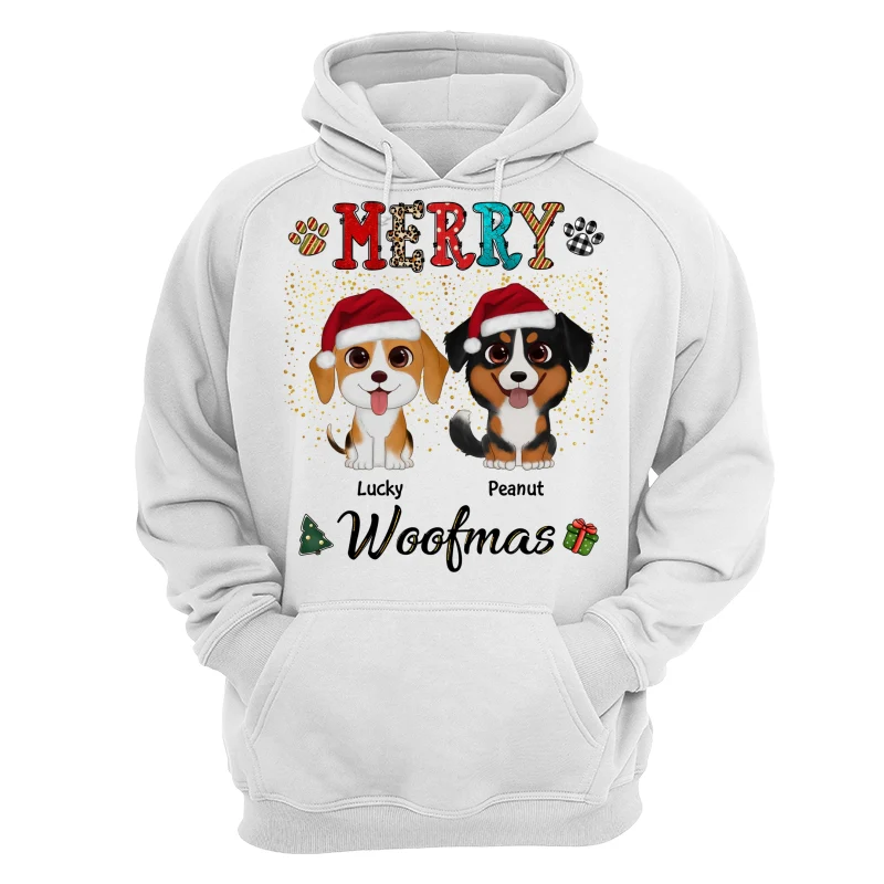 Merry Woofmas Colorful Christmas Pattern Personalized Shirt - Image 13