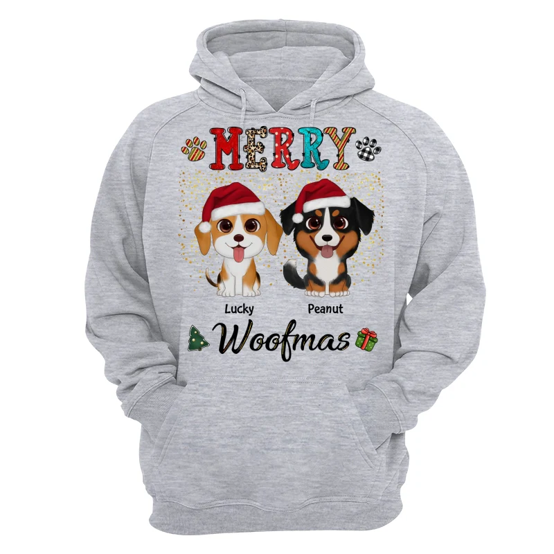 Merry Woofmas Colorful Christmas Pattern Personalized Shirt - Image 14