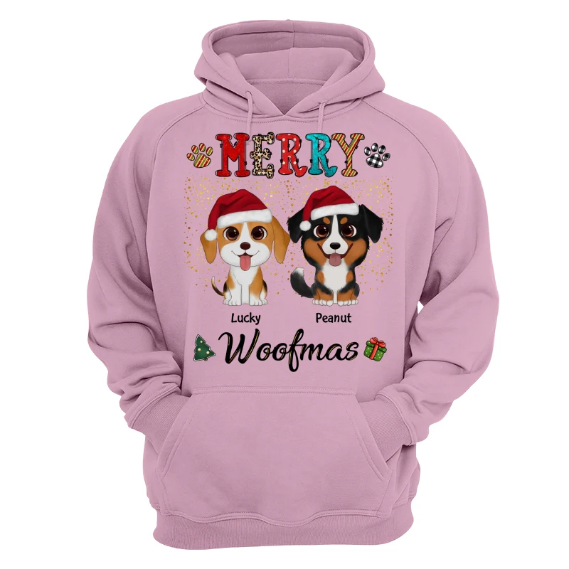 Merry Woofmas Colorful Christmas Pattern Personalized Shirt - Image 15