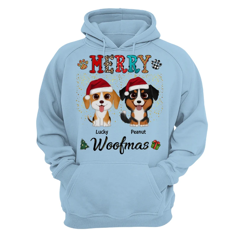 Merry Woofmas Colorful Christmas Pattern Personalized Shirt - Image 16
