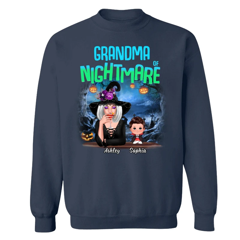 Mom Grandma Of Nightmare Personalized Shirt - Image 11