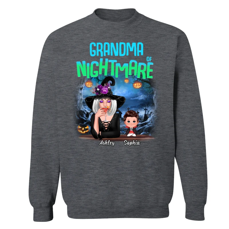 Mom Grandma Of Nightmare Personalized Shirt - Image 12
