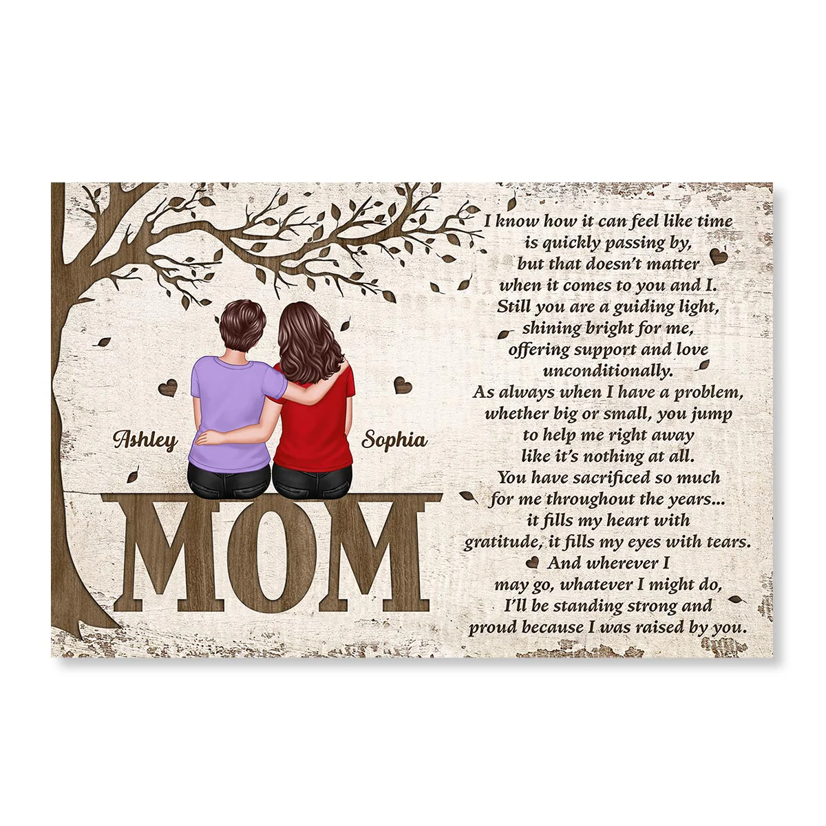 Mom I Know How It Can Feel Personalized Poster