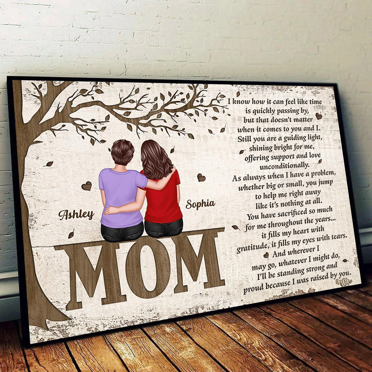 Mom I Know How It Can Feel Personalized Poster - Image 2