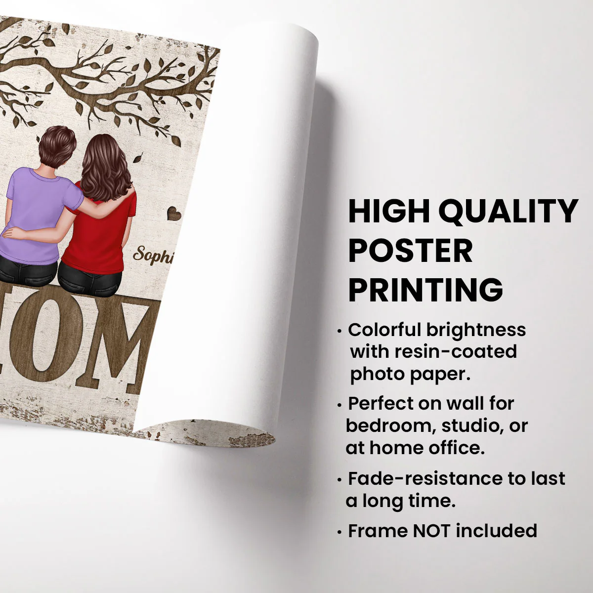 Mom I Know How It Can Feel Personalized Poster - Image 3
