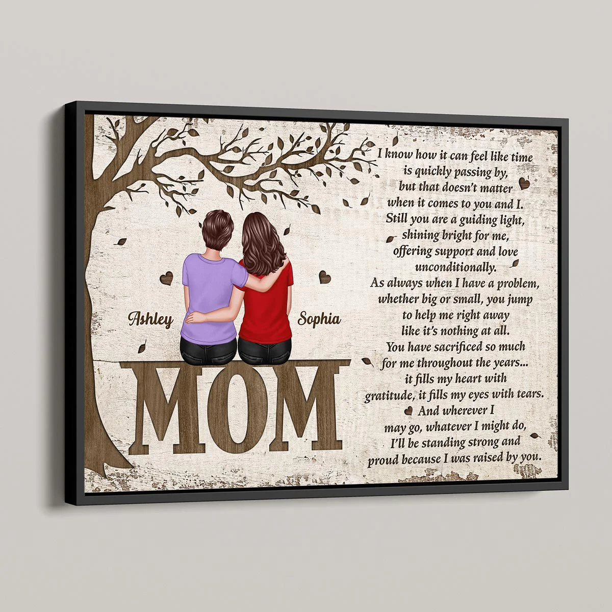 Mom I Know How It Can Feel Personalized Poster - Image 4