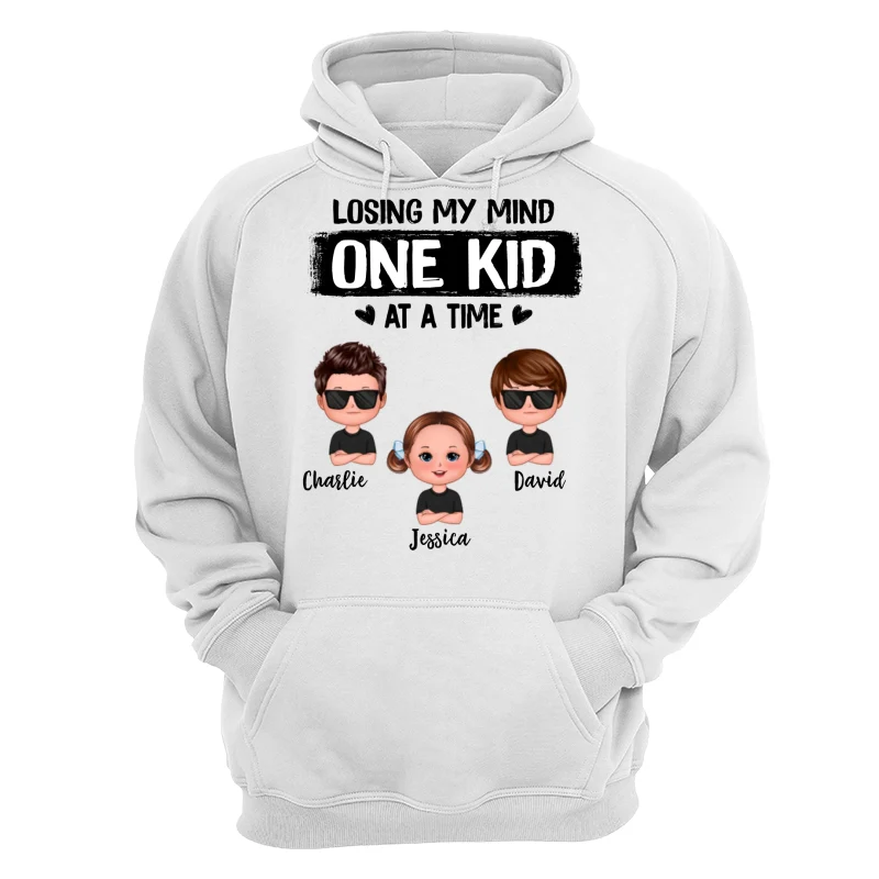 Mom Losing My Mind One Kid At A Time Doll Kids Personalized Shirt - Image 13