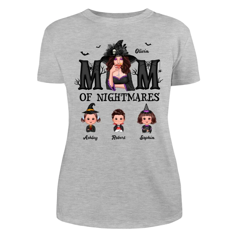 Mom Of Nightmare Halloween Personalized Shirt - Image 10
