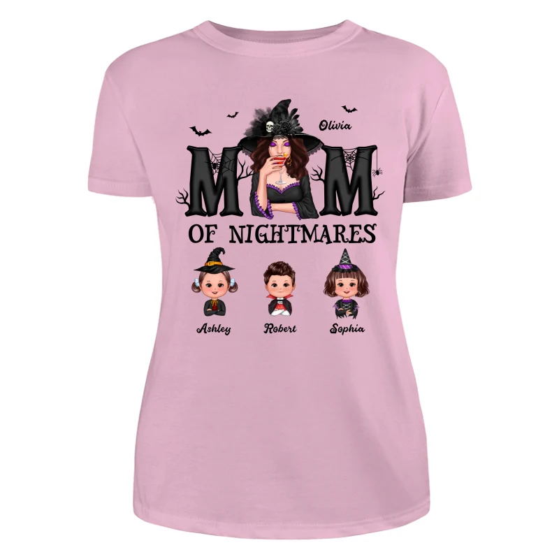 Mom Of Nightmare Halloween Personalized Shirt - Image 11