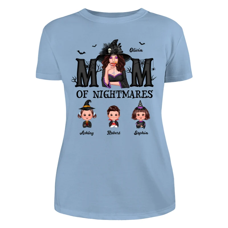 Mom Of Nightmare Halloween Personalized Shirt - Image 12