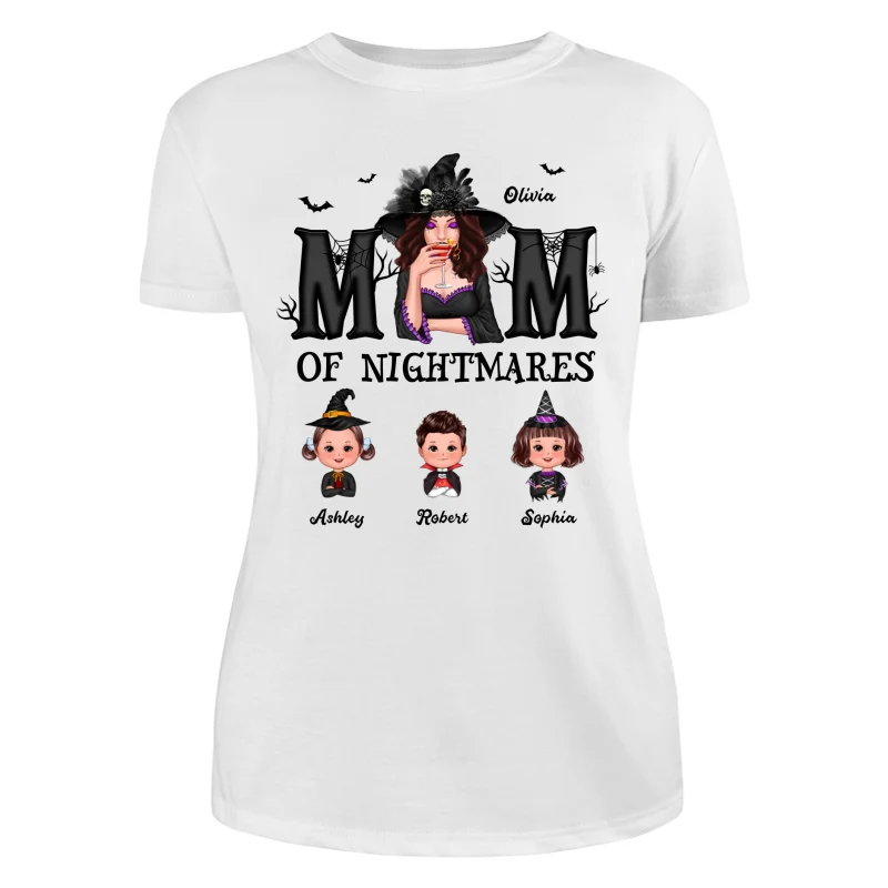 Mom Of Nightmare Halloween Personalized Shirt - Image 9