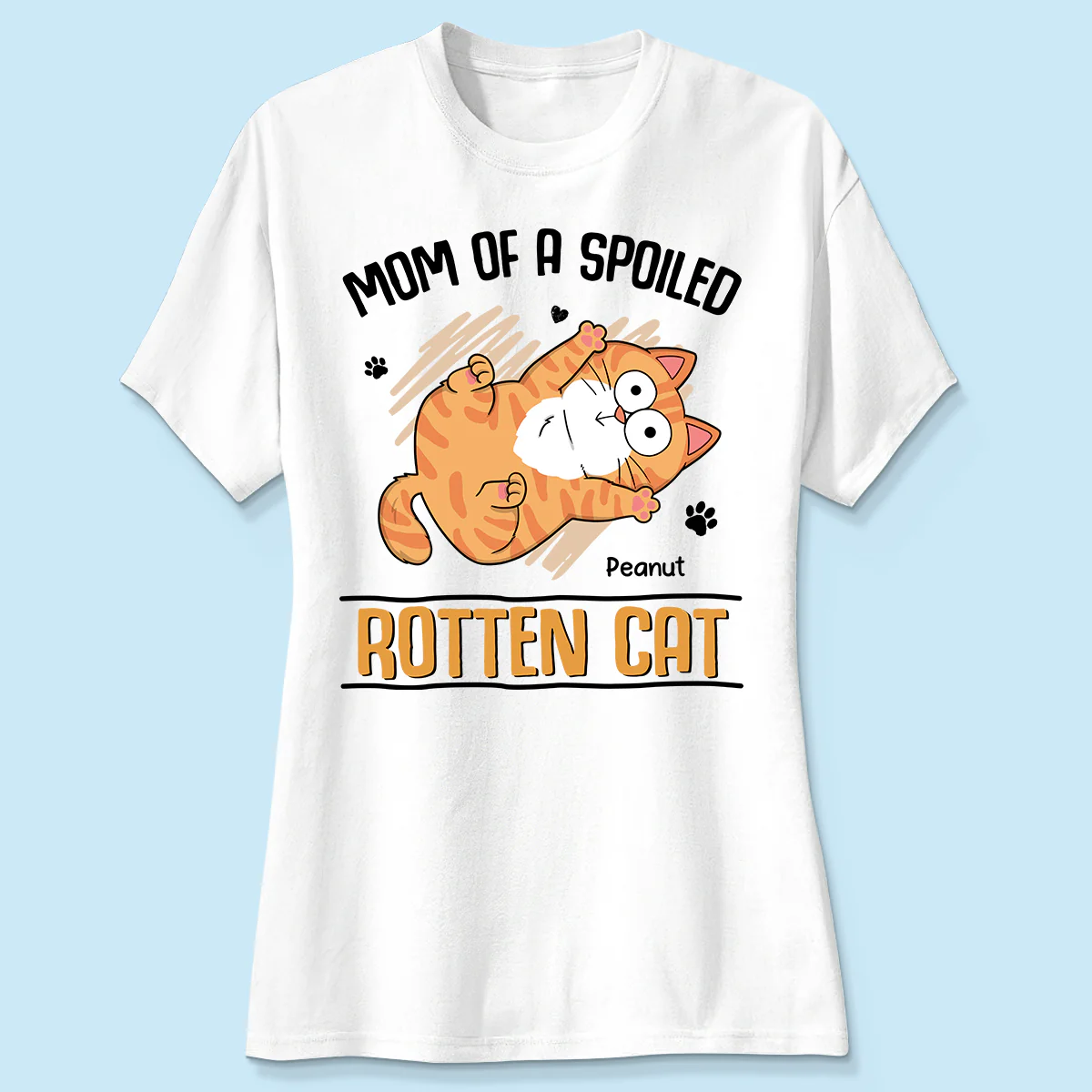 Mom Of Spoiled Rotten Cats Personalized Shirt - Image 3
