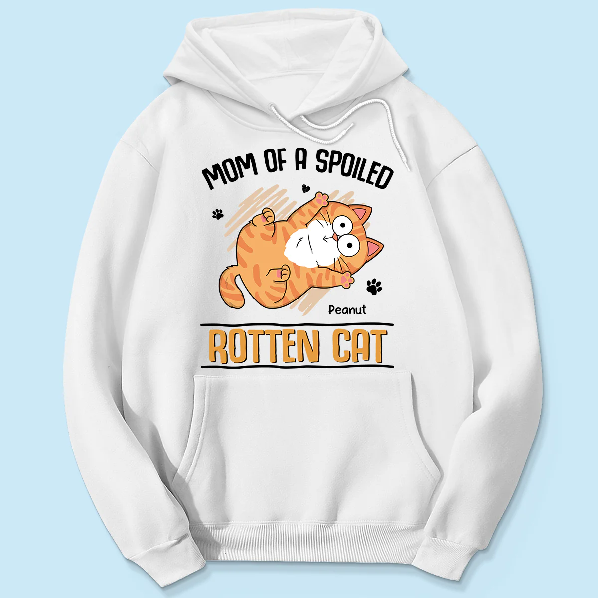 Mom Of Spoiled Rotten Cats Personalized Shirt - Image 4