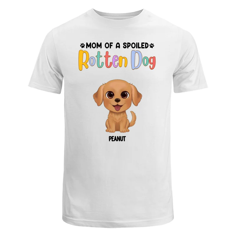 Mom Of Spoiled Rotten Watercolor Cute Dogs Personalized Tank Top Shirt - Image 13
