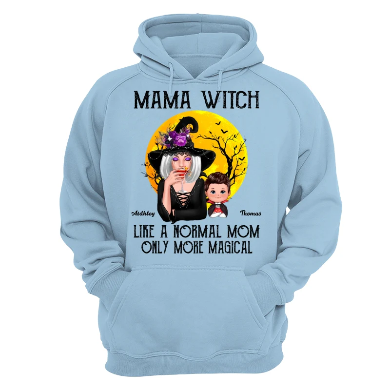 Mom Witch Like Normal Mom More Magical Halloween Personalized Shirt - Image 12