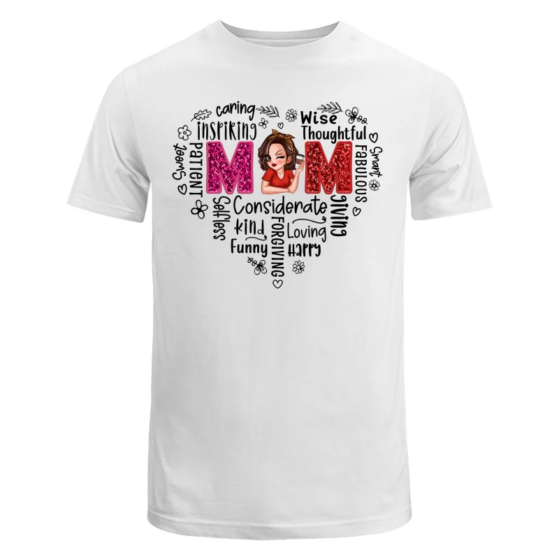Mom Word Art Gift For Mom Personalized Shirt - Image 7