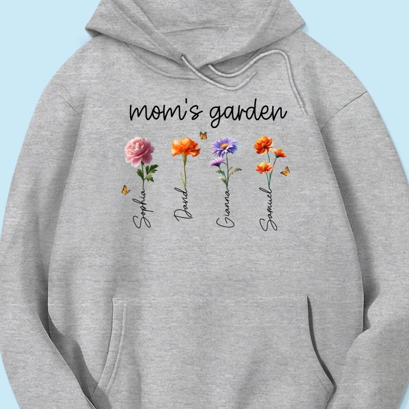 Mom's Garden 3D Effect Birth Month Flower Personalized Shirt - Image 15