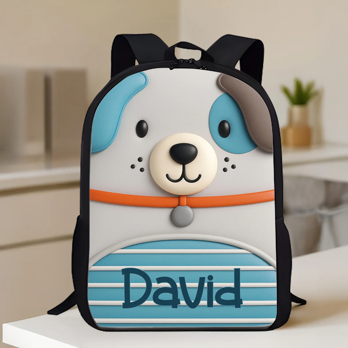 Monogram Animal Theme Personalized Kid Backpack, Back to School Backpack for Boys, Girls, 12 Different Designs - Image 14