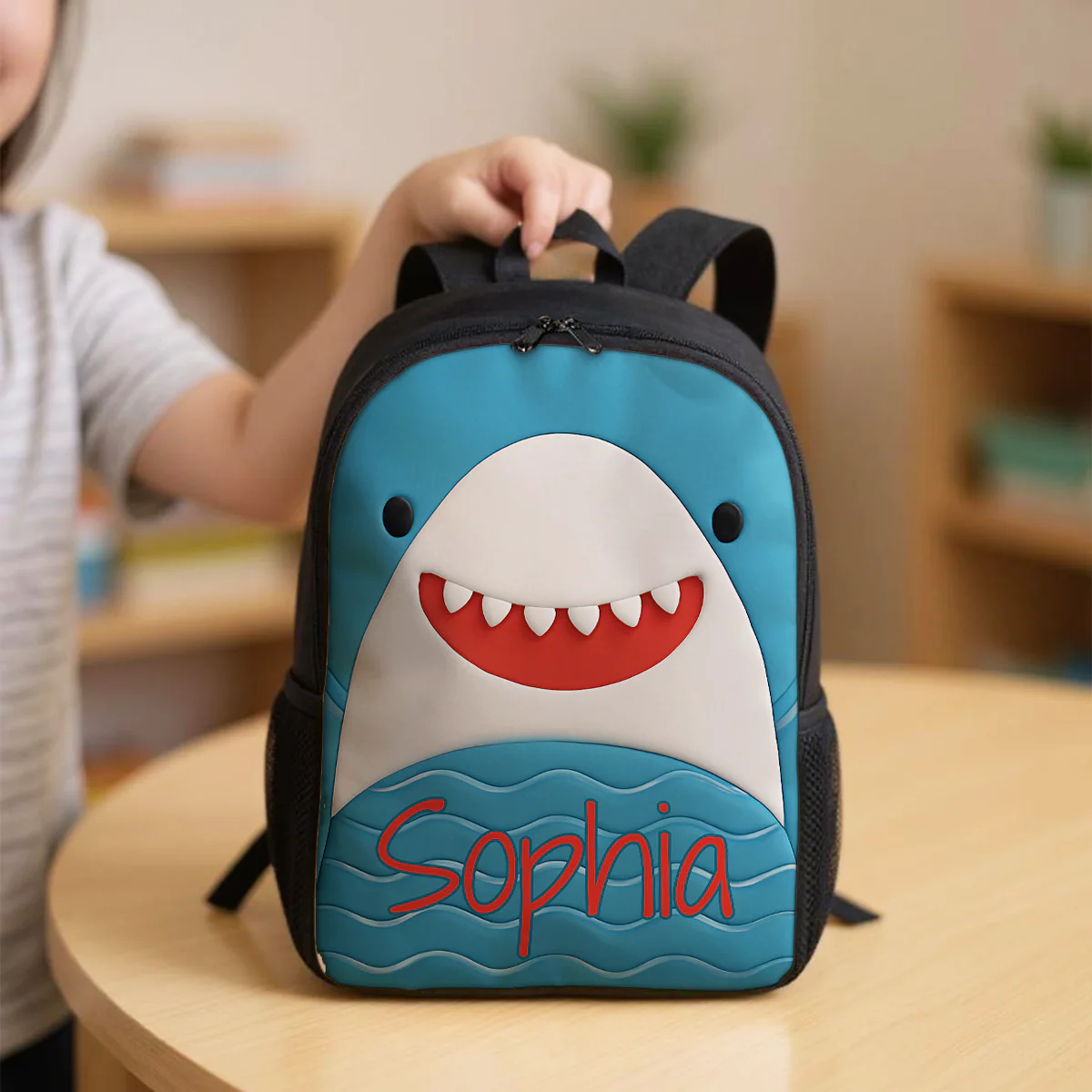 Monogram Animal Theme Personalized Kid Backpack, Back to School Backpack for Boys, Girls, 12 Different Designs - Image 6