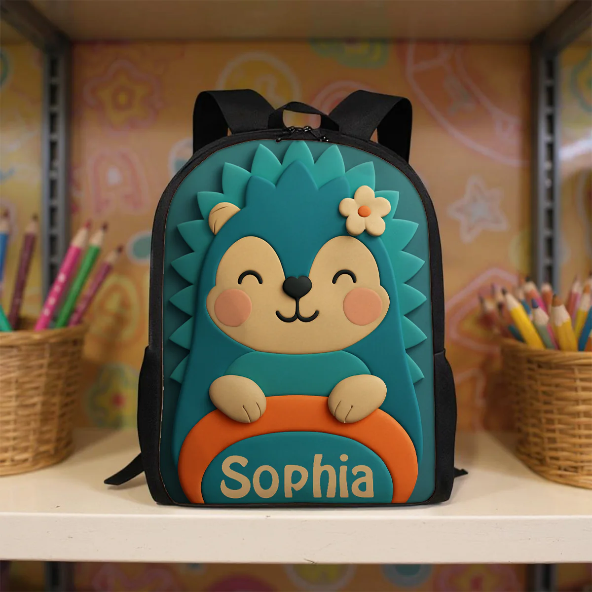 Monogram Animal Theme Personalized Kid Backpack, Back to School Backpack for Boys, Girls, 12 Different Designs - Image 7