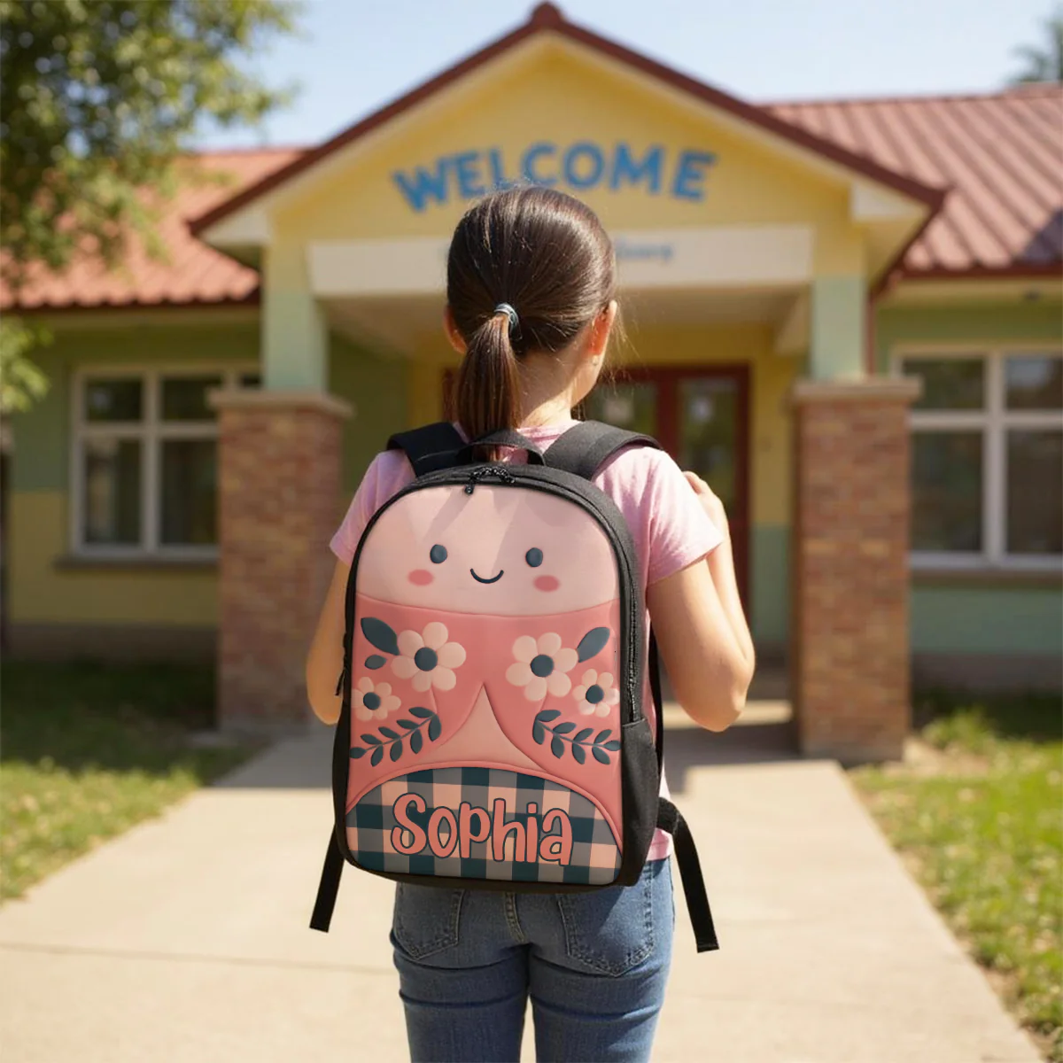 Monogram Animal Theme Personalized Kid Backpack, Back to School Backpack for Boys, Girls, 12 Different Designs - Image 8
