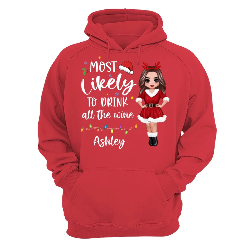 Most Likely Doll Family Christmas Quote Personalized Custom Christmas Matching Shirt, Family Shirt, Christmas Funny Shirt - Image 16
