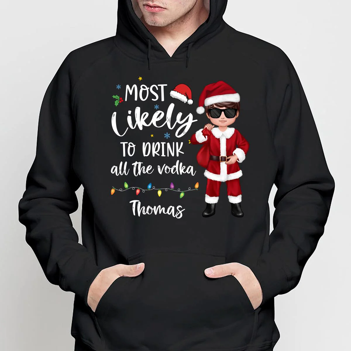 Most Likely Doll Family Christmas Quote Personalized Custom Christmas Matching Shirt, Family Shirt, Christmas Funny Shirt - Image 3
