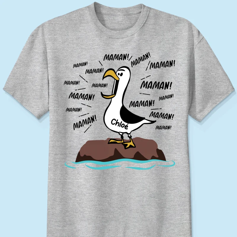 Mouettes Maman! Maman! Maman! – T-shirt Personnalisé – Cadeau Rigolo pour la Fête des Mères - Image 13