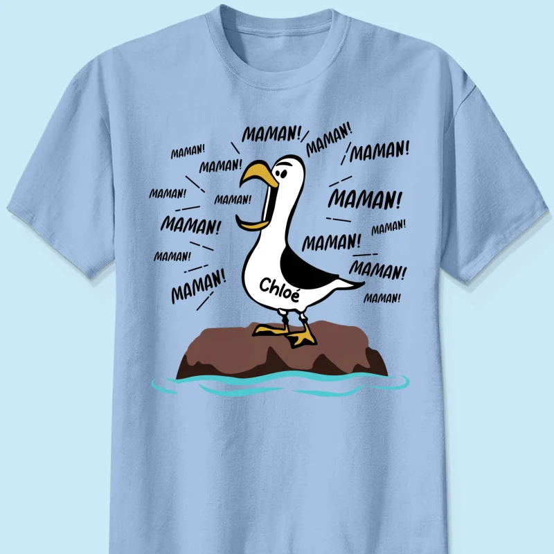 Mouettes Maman! Maman! Maman! – T-shirt Personnalisé – Cadeau Rigolo pour la Fête des Mères - Image 15