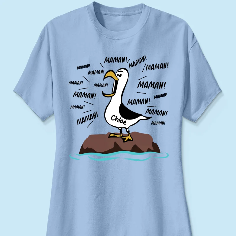 Mouettes Maman! Maman! Maman! – T-shirt Personnalisé – Cadeau Rigolo pour la Fête des Mères - Image 19