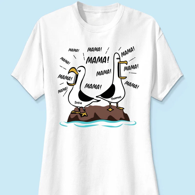 Möwen-Mama Mama! Mama! Mama! - Personalisiertes Shirt - Lustiges Muttertagsgeschenk für Mutter - Image 16