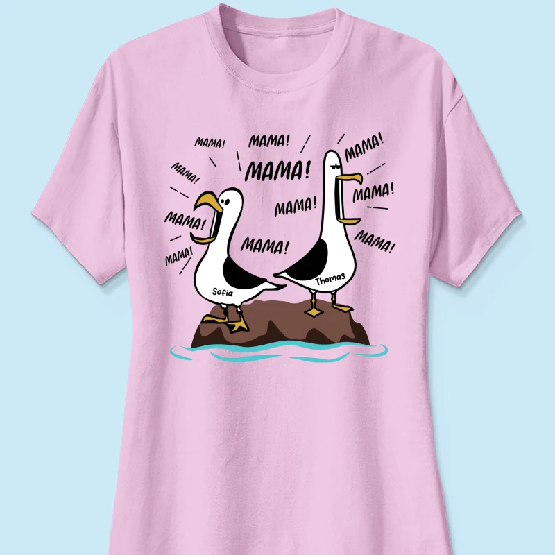 Möwen-Mama Mama! Mama! Mama! - Personalisiertes Shirt - Lustiges Muttertagsgeschenk für Mutter - Image 18