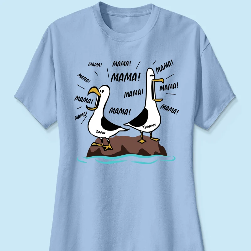 Möwen-Mama Mama! Mama! Mama! - Personalisiertes Shirt - Lustiges Muttertagsgeschenk für Mutter - Image 19