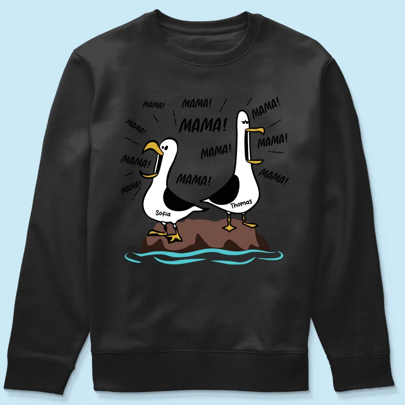 Möwen-Mama Mama! Mama! Mama! - Personalisiertes Shirt - Lustiges Muttertagsgeschenk für Mutter - Image 20
