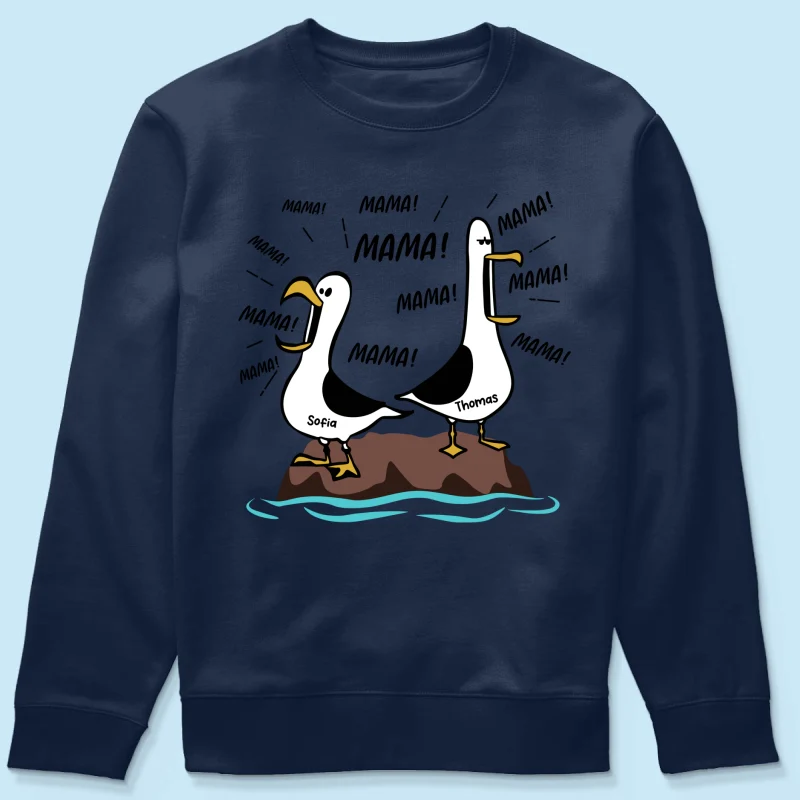 Möwen-Mama Mama! Mama! Mama! - Personalisiertes Shirt - Lustiges Muttertagsgeschenk für Mutter - Image 21