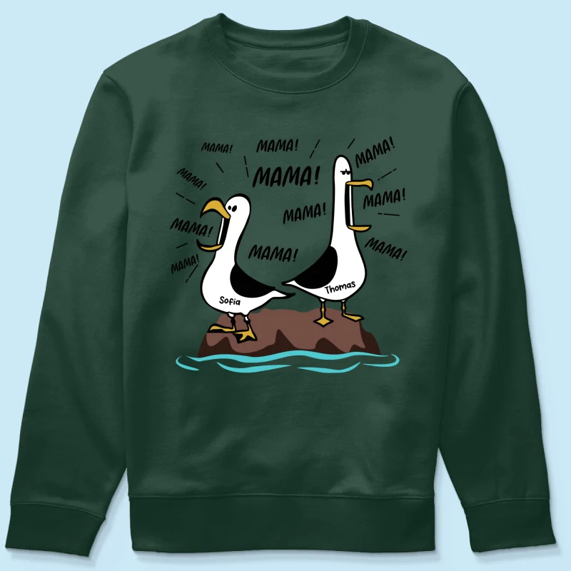 Möwen-Mama Mama! Mama! Mama! - Personalisiertes Shirt - Lustiges Muttertagsgeschenk für Mutter - Image 23