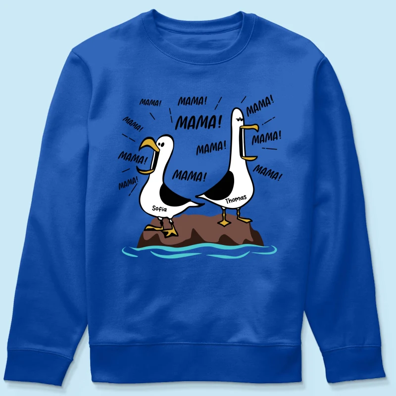Möwen-Mama Mama! Mama! Mama! - Personalisiertes Shirt - Lustiges Muttertagsgeschenk für Mutter - Image 24