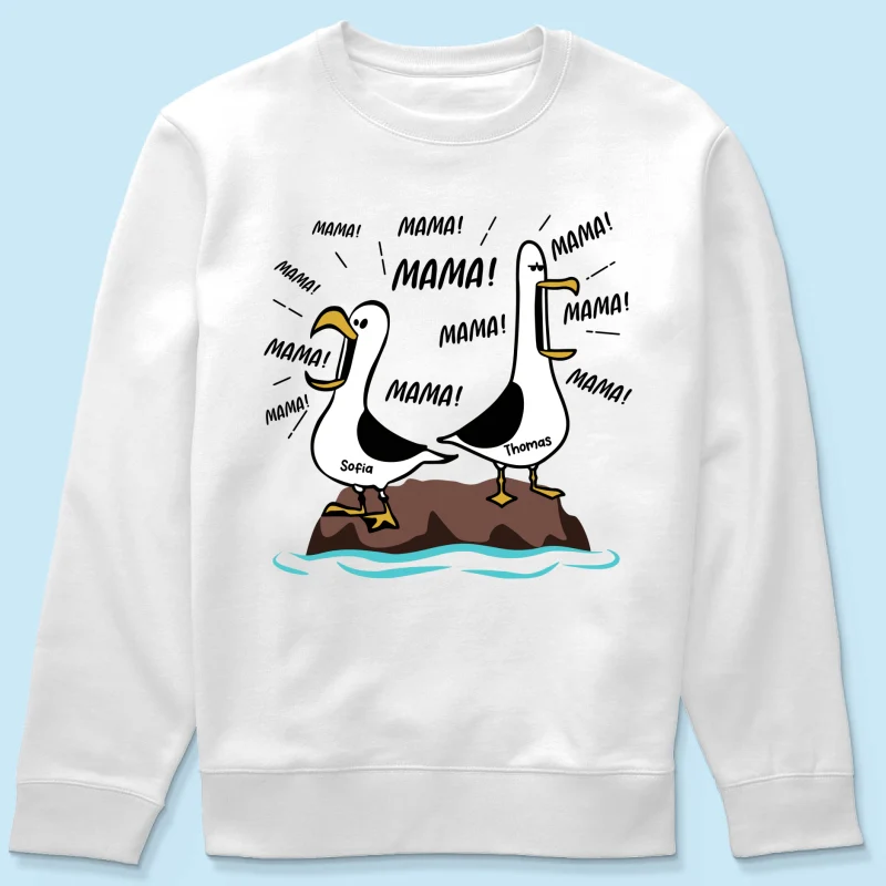 Möwen-Mama Mama! Mama! Mama! - Personalisiertes Shirt - Lustiges Muttertagsgeschenk für Mutter - Image 25