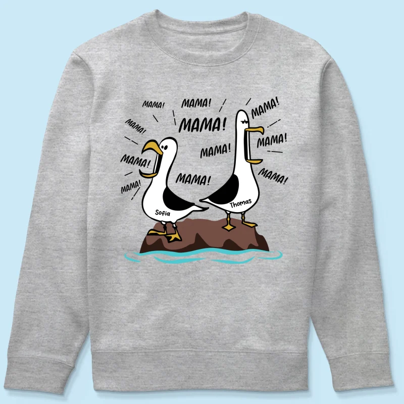 Möwen-Mama Mama! Mama! Mama! - Personalisiertes Shirt - Lustiges Muttertagsgeschenk für Mutter - Image 26