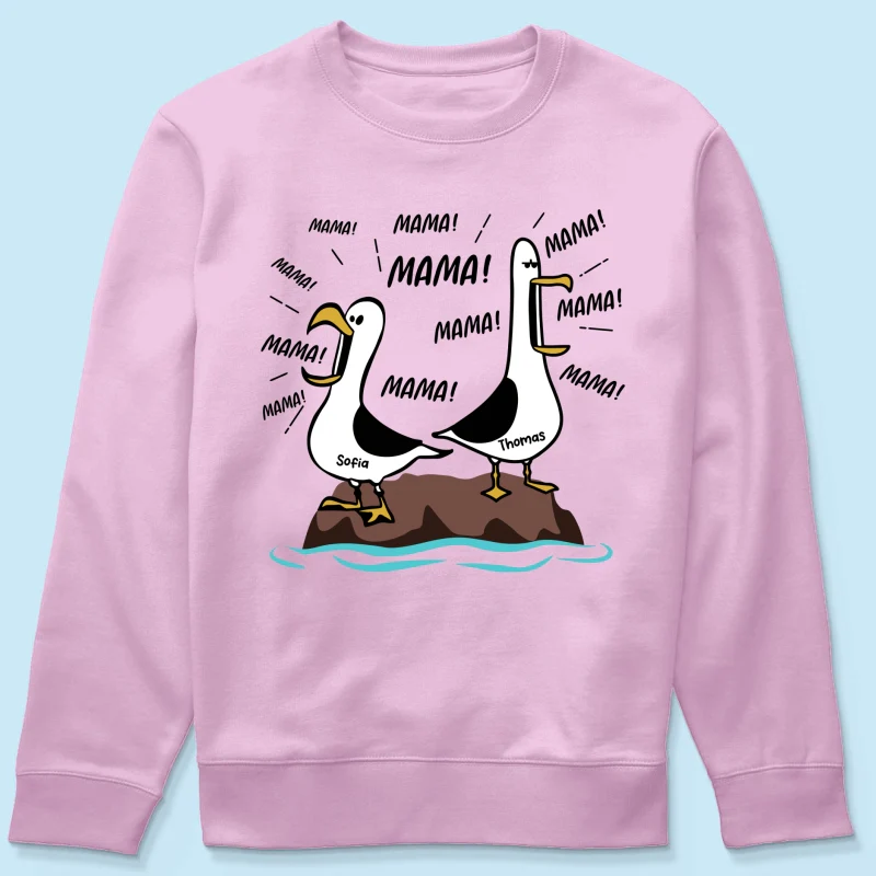 Möwen-Mama Mama! Mama! Mama! - Personalisiertes Shirt - Lustiges Muttertagsgeschenk für Mutter - Image 27