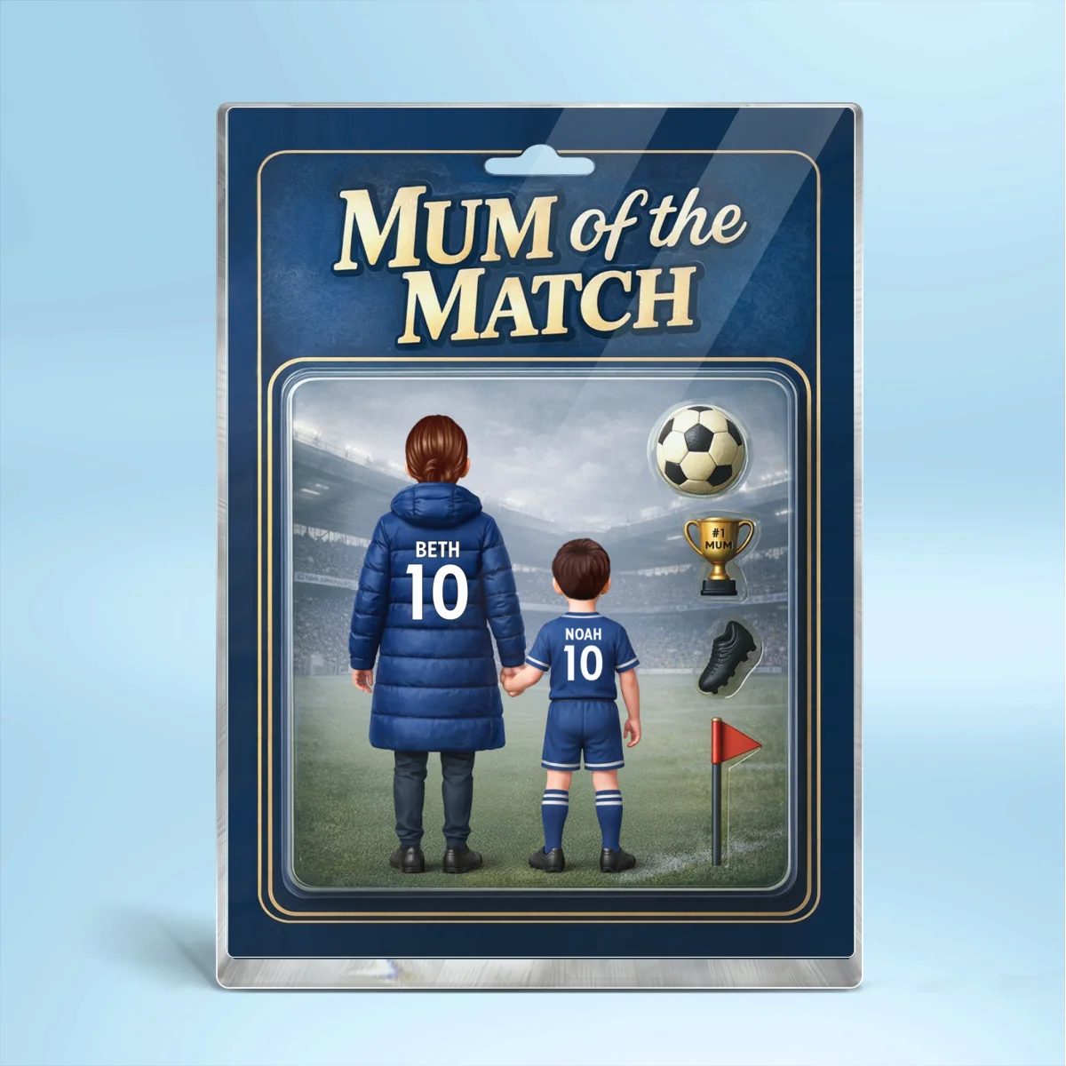 Mum Of The Match - Personalised Acrylic Block Plaque - Gift For Mum - Image 9