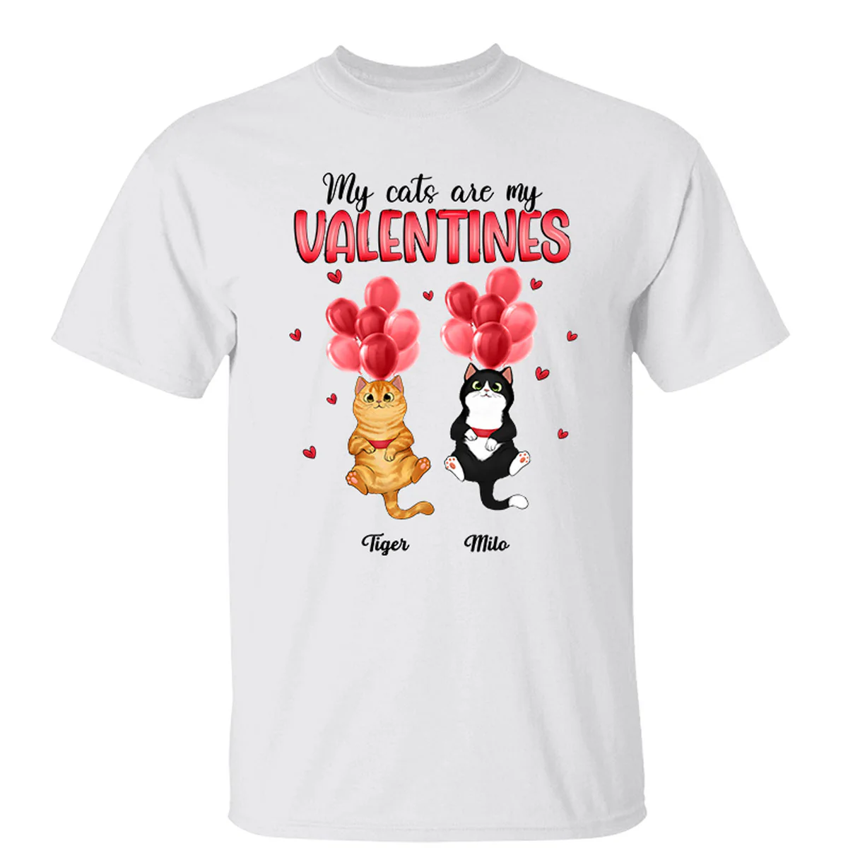 My Cat My Fluffy Cat Balloon Personalized Shirt