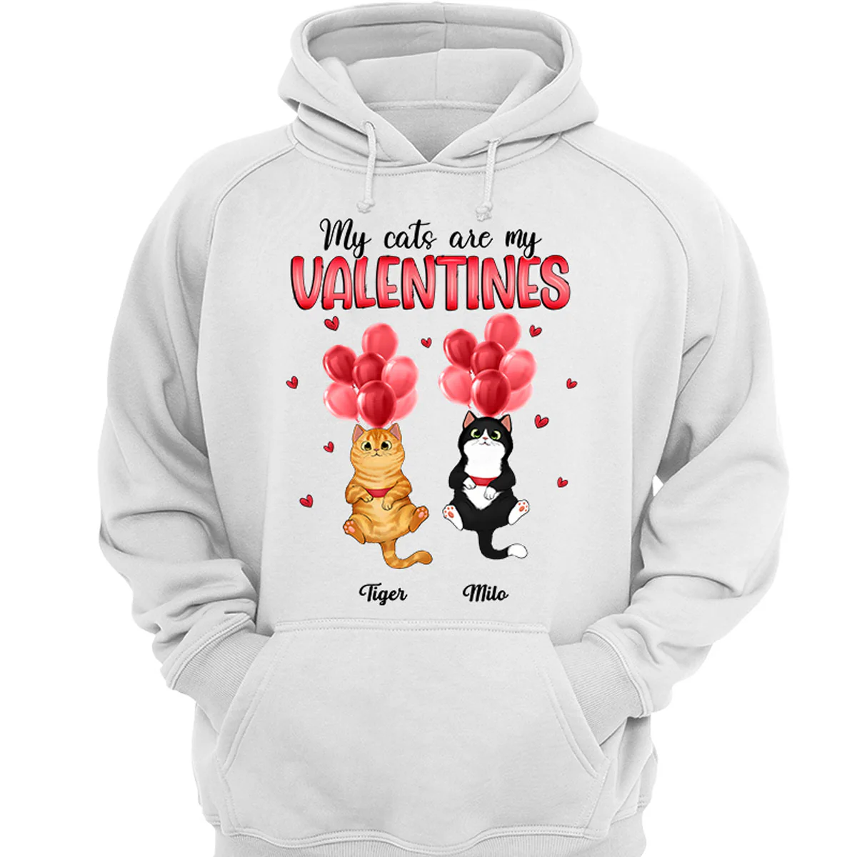 My Cat My Fluffy Cat Balloon Personalized Shirt - Image 3