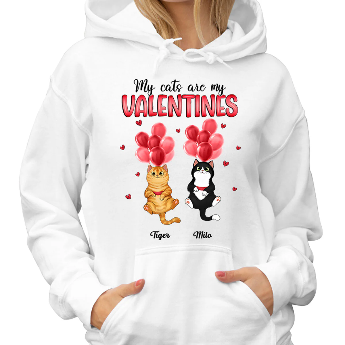 My Cat My Fluffy Cat Balloon Personalized Shirt - Image 4