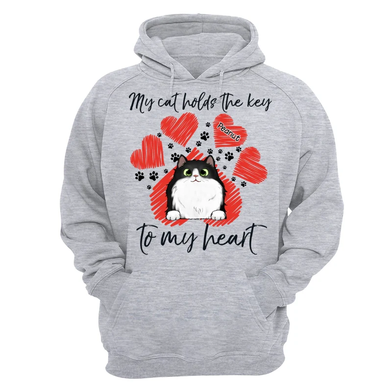 My Cats Hold The Key To My Heart Personalized Shirt - Image 14