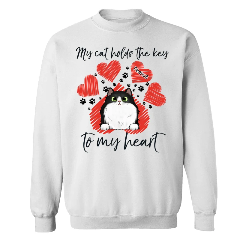My Cats Hold The Key To My Heart Personalized Shirt - Image 17