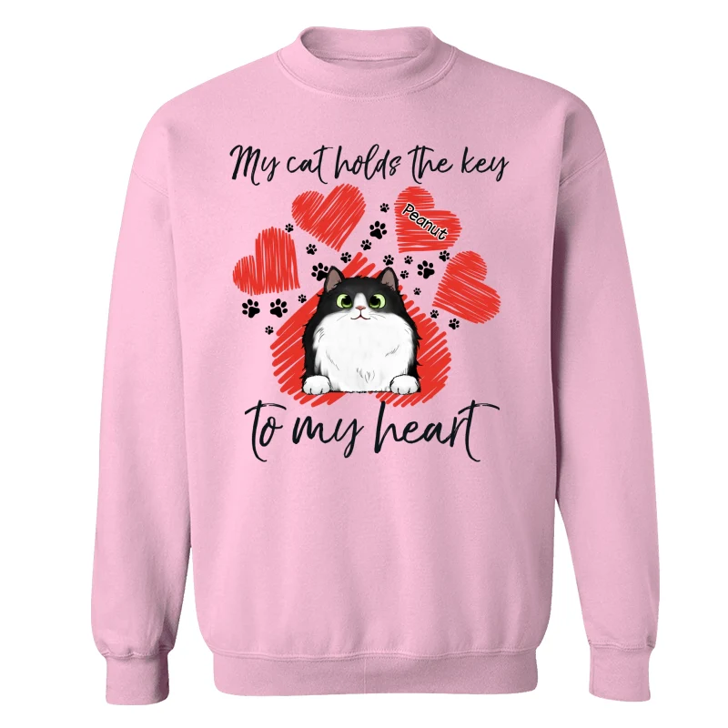 My Cats Hold The Key To My Heart Personalized Shirt - Image 19