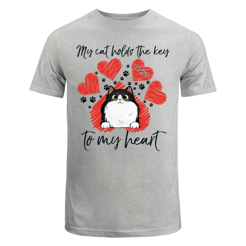My Cats Hold The Key To My Heart Personalized Shirt - Image 2